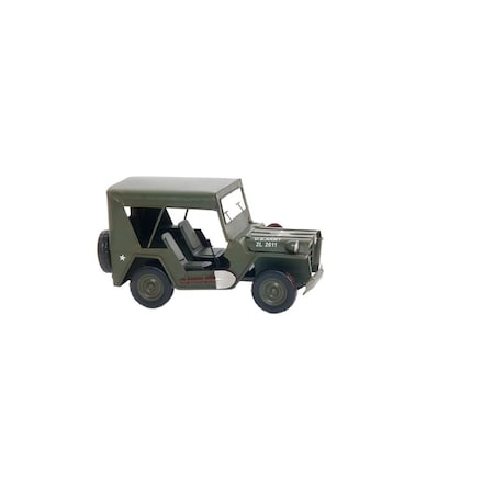 Old Modern Handicrafts 1940 Willys Quad Overland Jeep Model Car Metal AJ103
